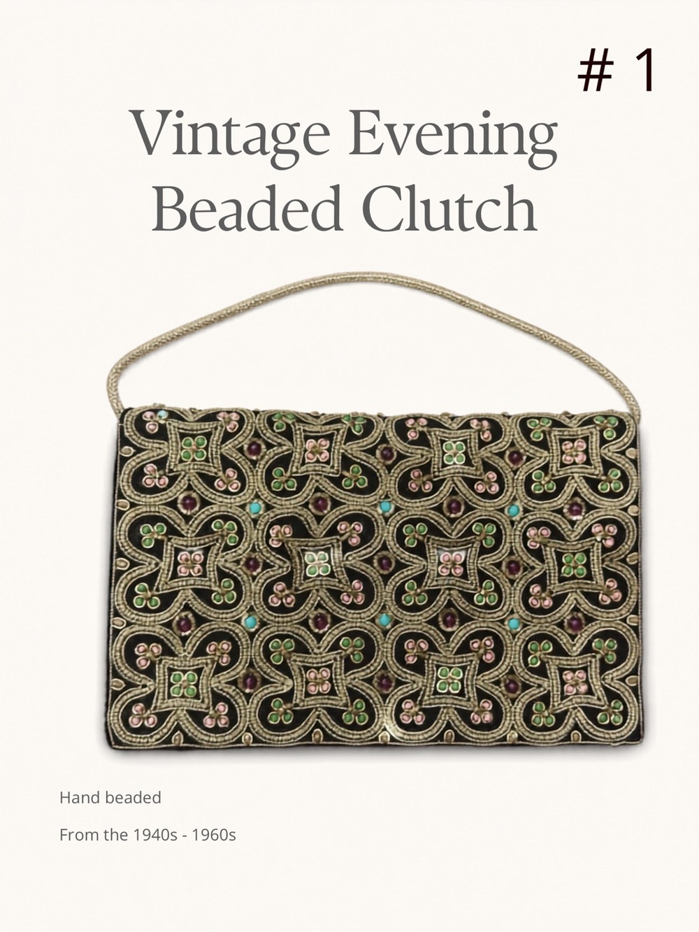 Vintage Beaded Handbags/Clutches!